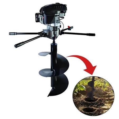 Gardenpro Ağır Hizmet Toprak Burgu Makinası 6.5 Hp 400 mm