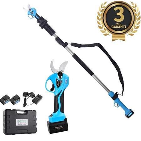 Suca SC 8611 Uzatma Aparatlı Akülü Budama Makası 40 mm 2 Akülü 2.7 mt