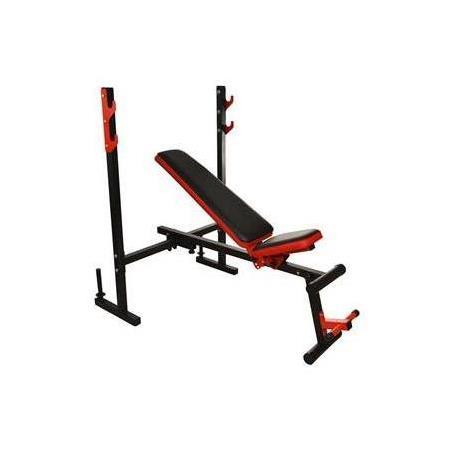 Valter Pro H800 Kırmızı Katlanabilir ve Ayarlanabilir Bench Press Sehpası