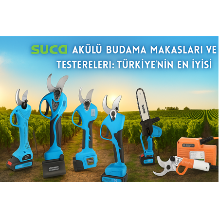 Suca SC 8611 40 mm Uzatma Aparatlı Akülü Budama Makası 2.7 mt