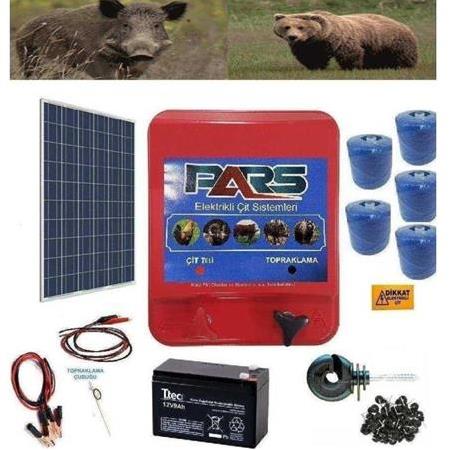 Pars Elektrikli Çit Ayı-Domuz Kovucu Maxi Set 2500
